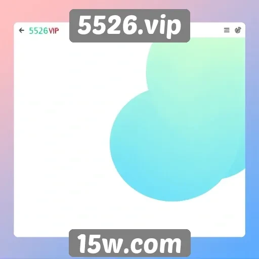 Interface do usuário do site 5526.vip